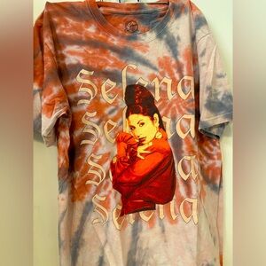 Tie-dye Selena Quintanilla Graphic Tee
